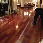 buffing screening hardwood flooring