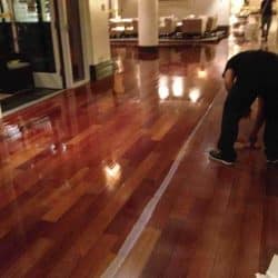 buffing screening hardwood flooring