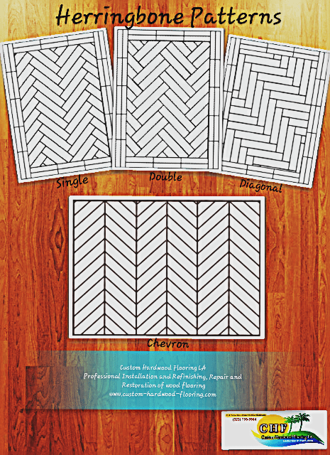 Herringbone Patterns Designs For New Hardwood Floor Installation